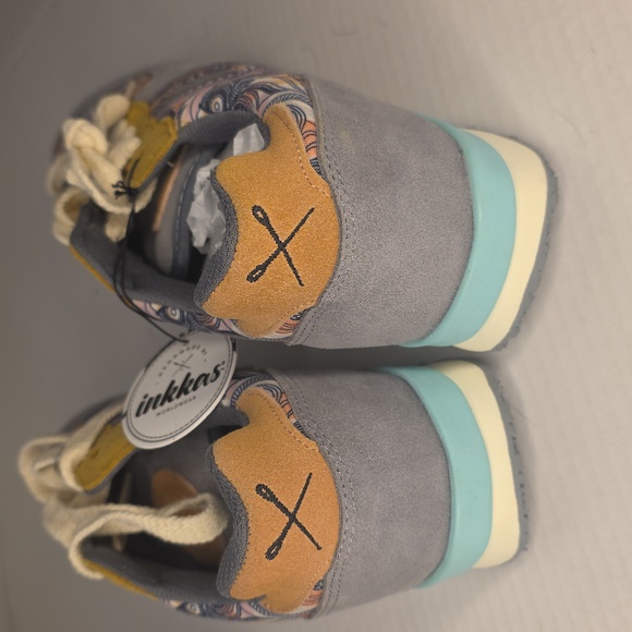 Inkkas Manu Multicolor Jogger Sneakers with Yellow Highlights. NWT - Picture 3 of 8